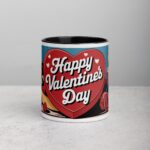 Happy Valentine's Day Retro Coffee Mug