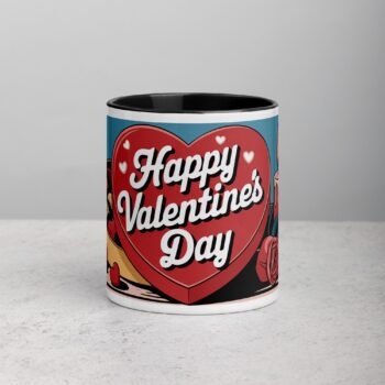 Happy Valentine's Day Retro Coffee Mug
