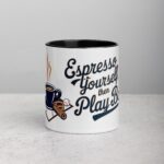 Espresso Yourself, Then Play Ball Coffee Mug & Tea Cup