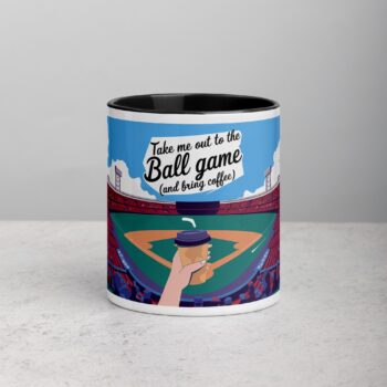 Take Me Out to the Ball Game (and Bring Coffee) Mug