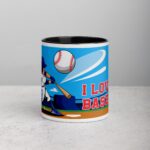 I Love Baseball Fun Coffee Mug & Tea Cup