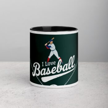 I Love Baseball Elegant Coffee Mug & Tea Cup