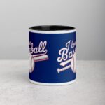 I Love Baseball Retro Coffee Mug & Tea Cup - Image 2