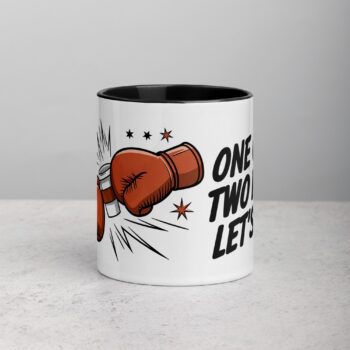 One Cup, Two Fists, Let’s Go! Boxing Coffee Mug