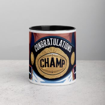 Congratulations Champ Boxing Coffee Mug & Tea Cup