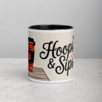Hoops & Sips Basketball Coffee Mug & Tea Cup