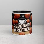 Rebound & Refuel Basketball Coffee Mug