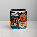 Caffeinated and Ready to Dunk Basketball Mug