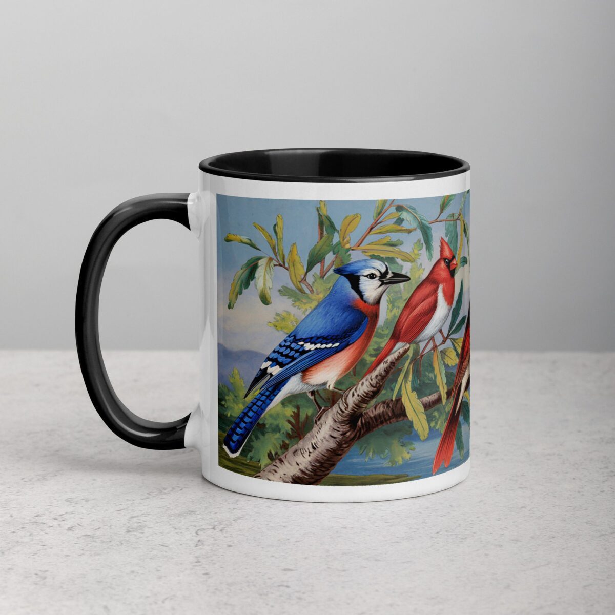 Bird on a Branch Coffee Mug & Tea Cup - Image 2
