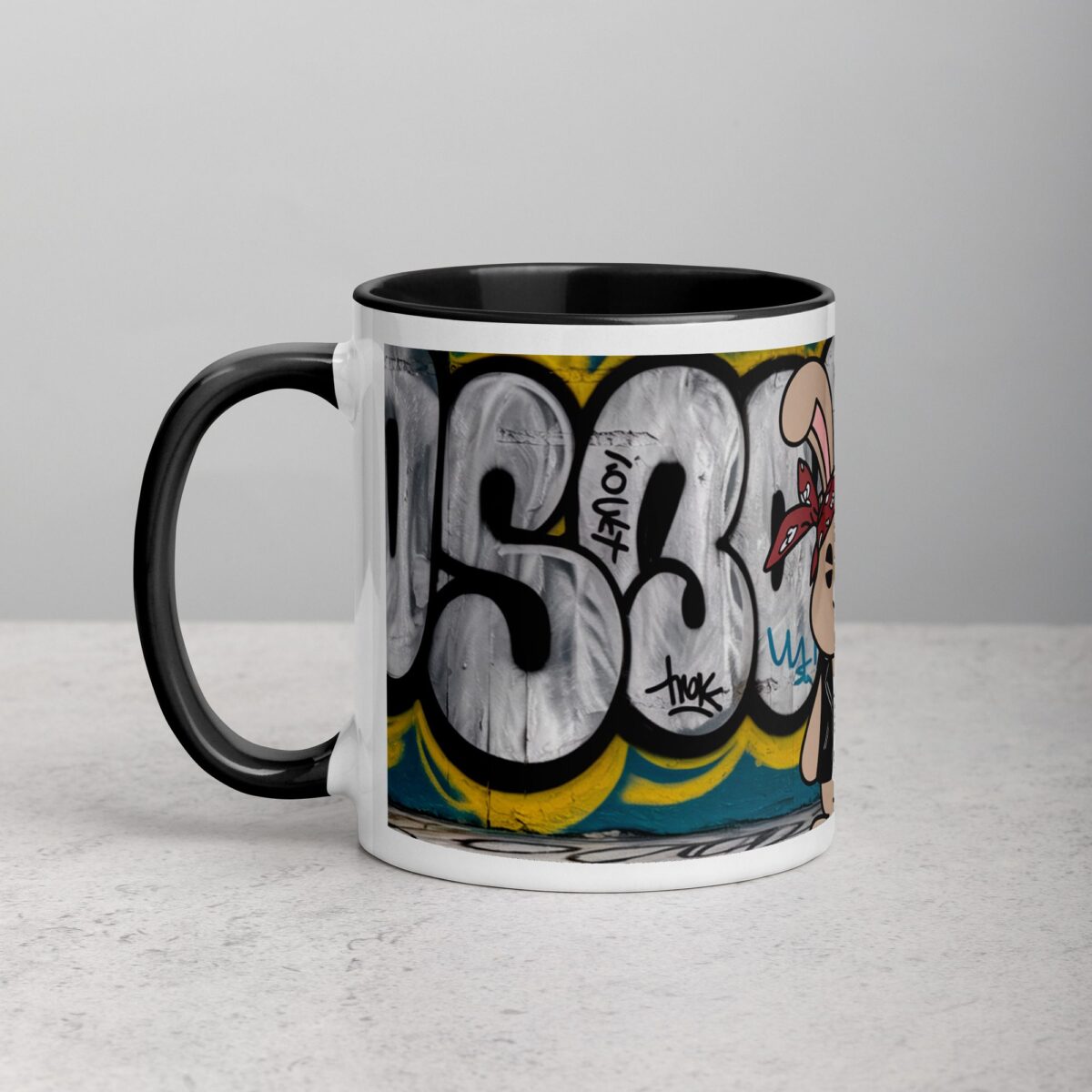 Thug Life Gangster Bunny Rabbit Coffee Mug & Tea Cup - Image 2