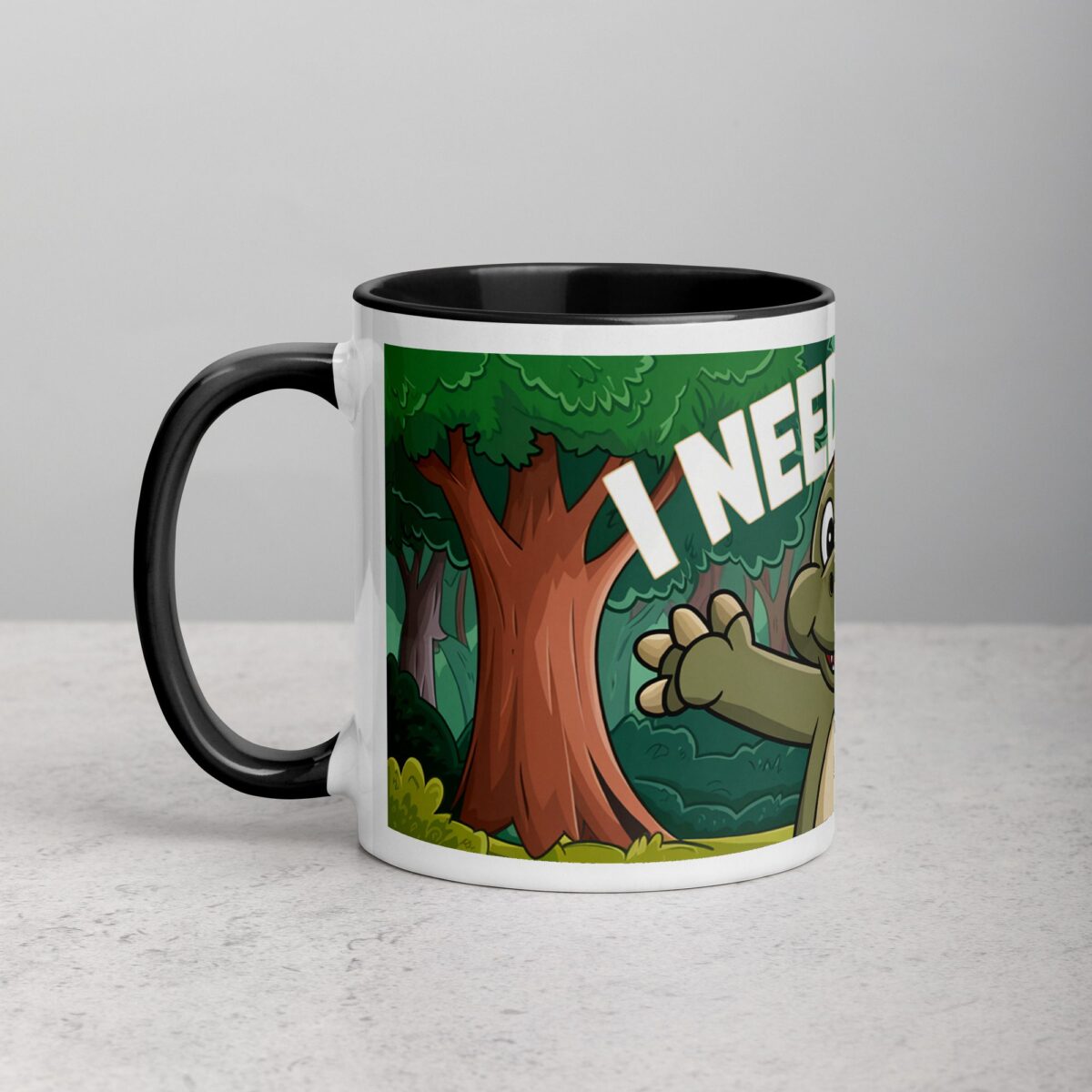 I Need a Hug Dinosaur Coffee Mug & Tea Cup - Image 2