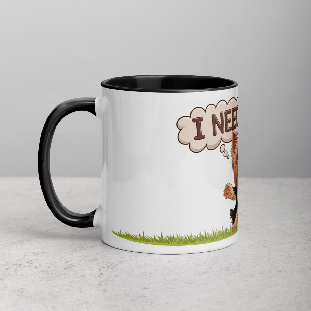 I Need a Hug Yorkie Coffee Mug & Tea Cup - Image 2