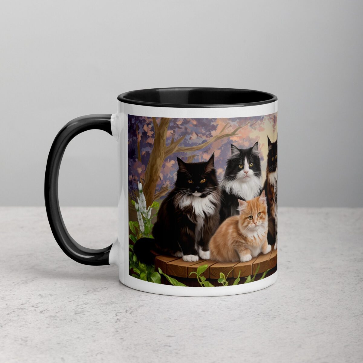 Pretty Cats Coffee Mug & Tea Cup - Image 2