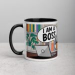 Cat I am a Boss Coffee Mug & Tea Cup - Image 2