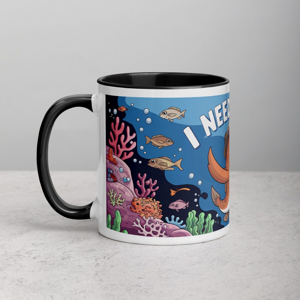 I Need a Hug Fish Coffee Mug & Tea Cup - Image 2