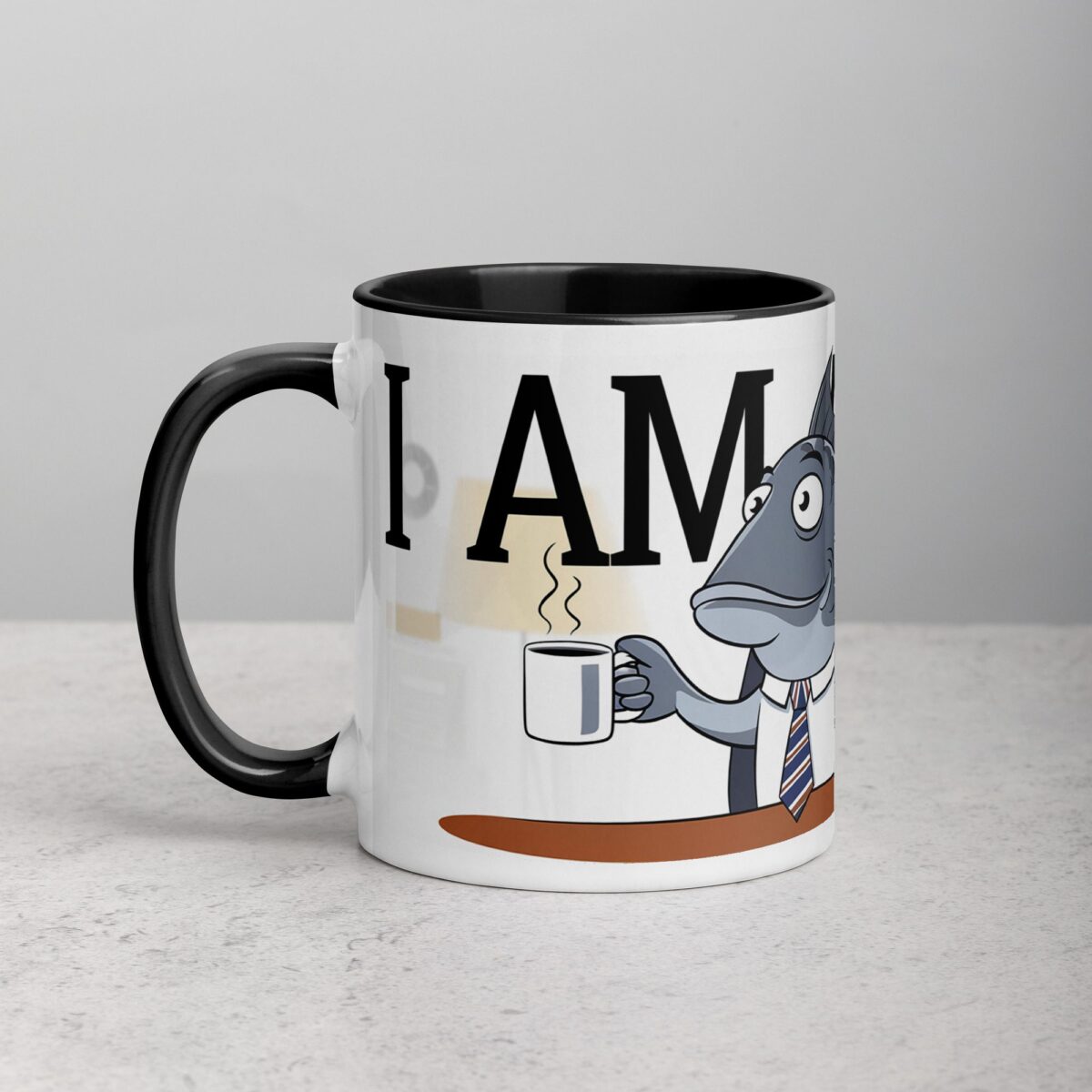 Fish I am a Boss Coffee Mug & Tea Cup - Image 2