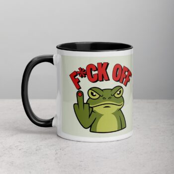 Middle Finger Frog Coffee Mug & Tea Cup