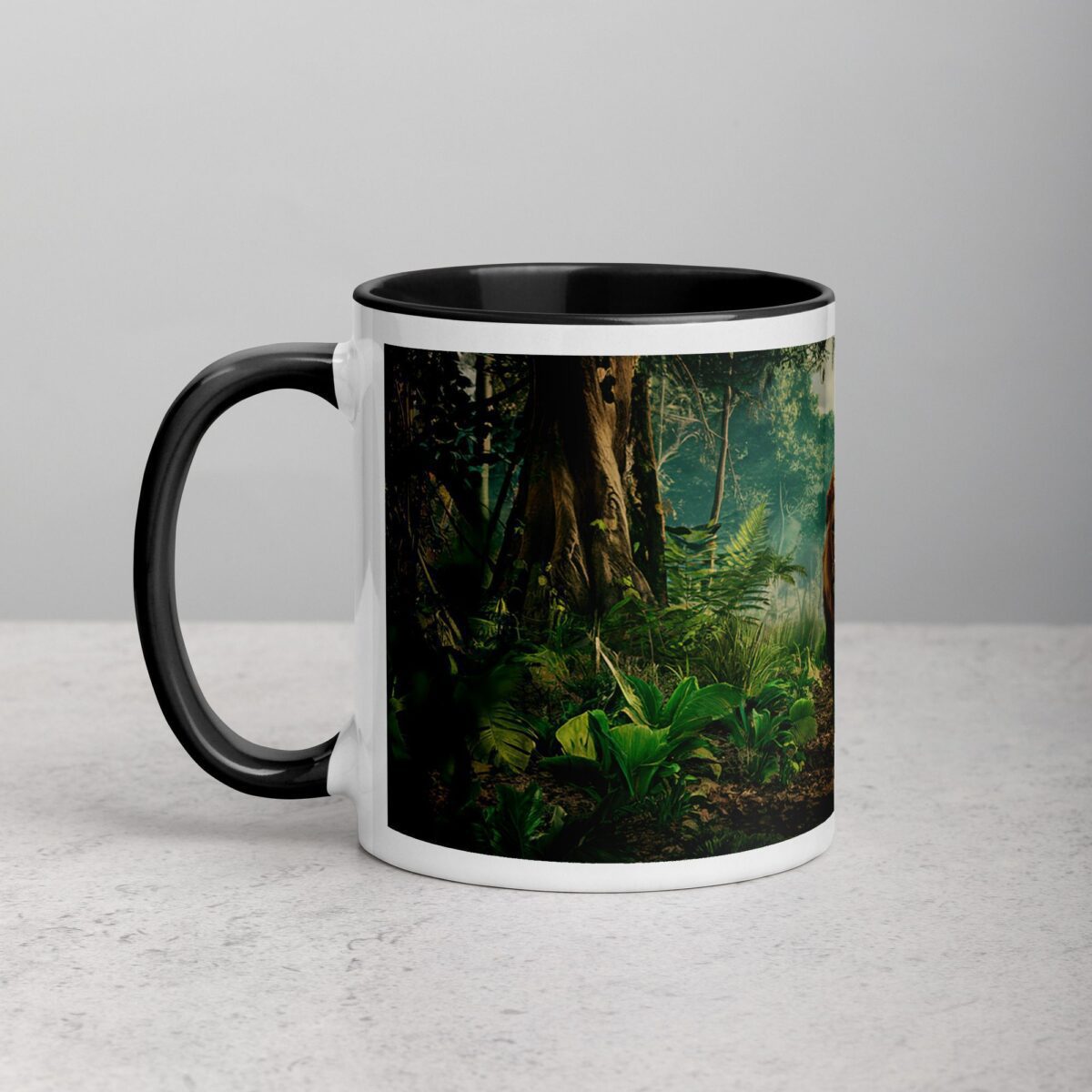 Majestic Lion Walking Through Jungle Mug - Image 2