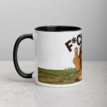 Middle Finger Lion Coffee Mug & Tea Cup - Image 2
