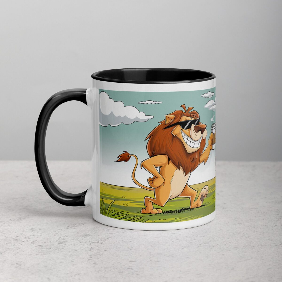 Feline Roarsome Lion Coffee Mug - Image 2