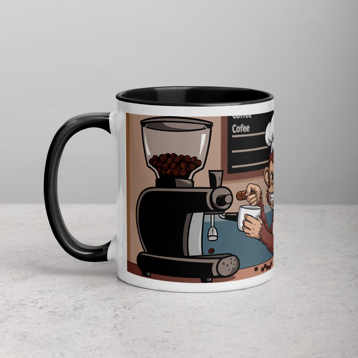 Monkey See Monkey Brew Coffee Mug - Image 2
