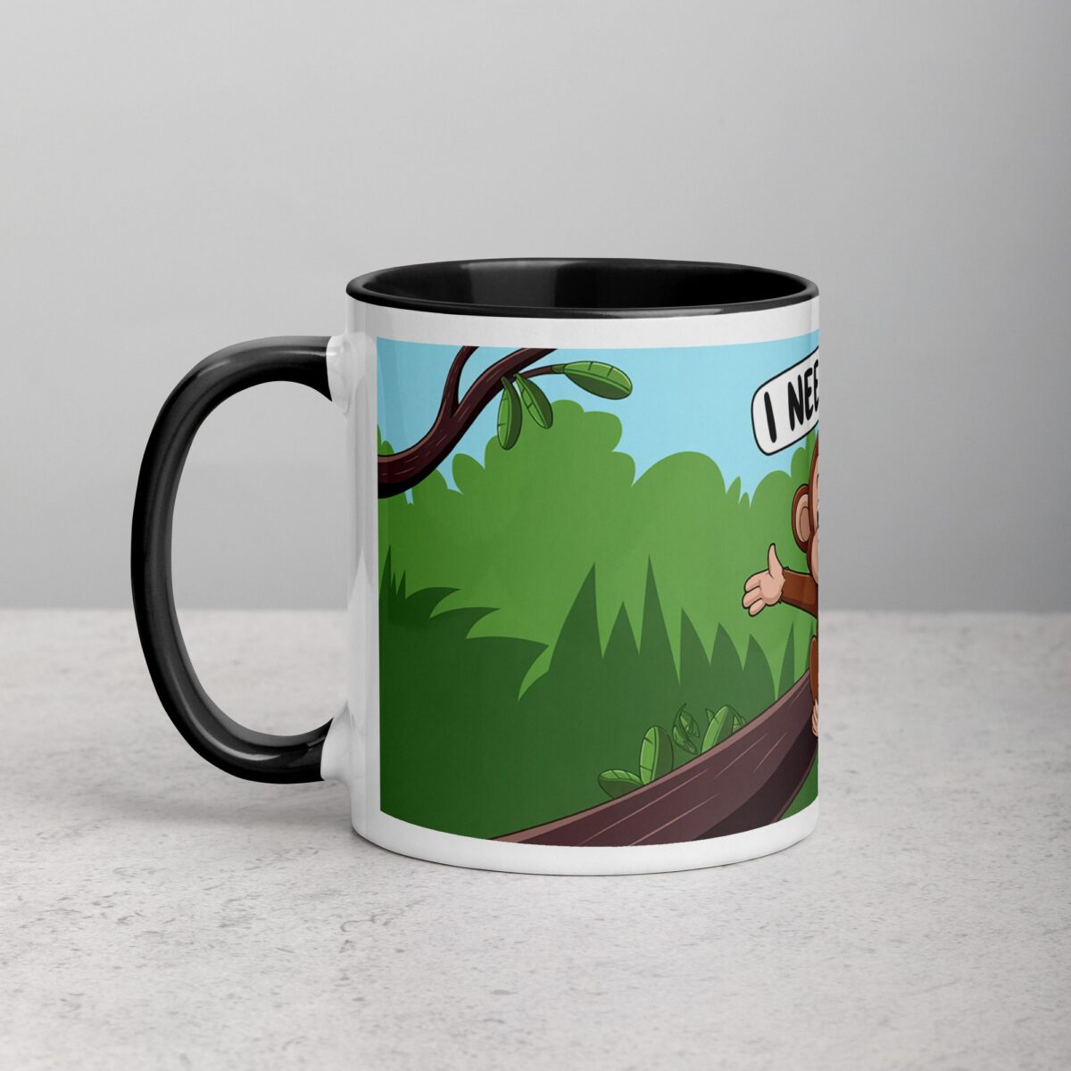 I Need a Hug Monkey Coffee Mug & Tea Cup - Image 2