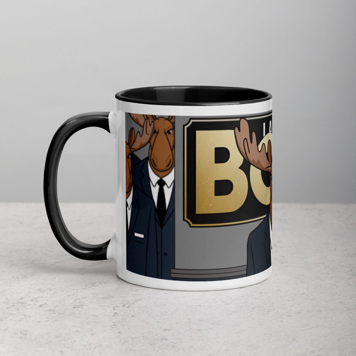 I am a Boss Moose Coffee Mug & Tea Cup - Image 2