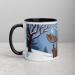 Middle Finger Moose Coffee Mug & Tea Cup - Image 2