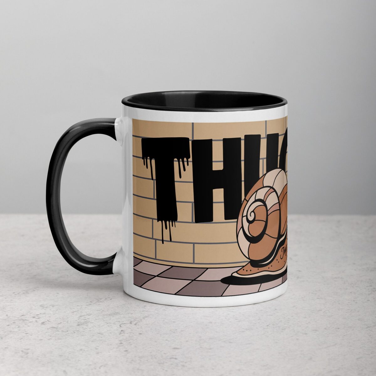Thug Life Gangster Snail Coffee Mug & Tea Cup - Image 2