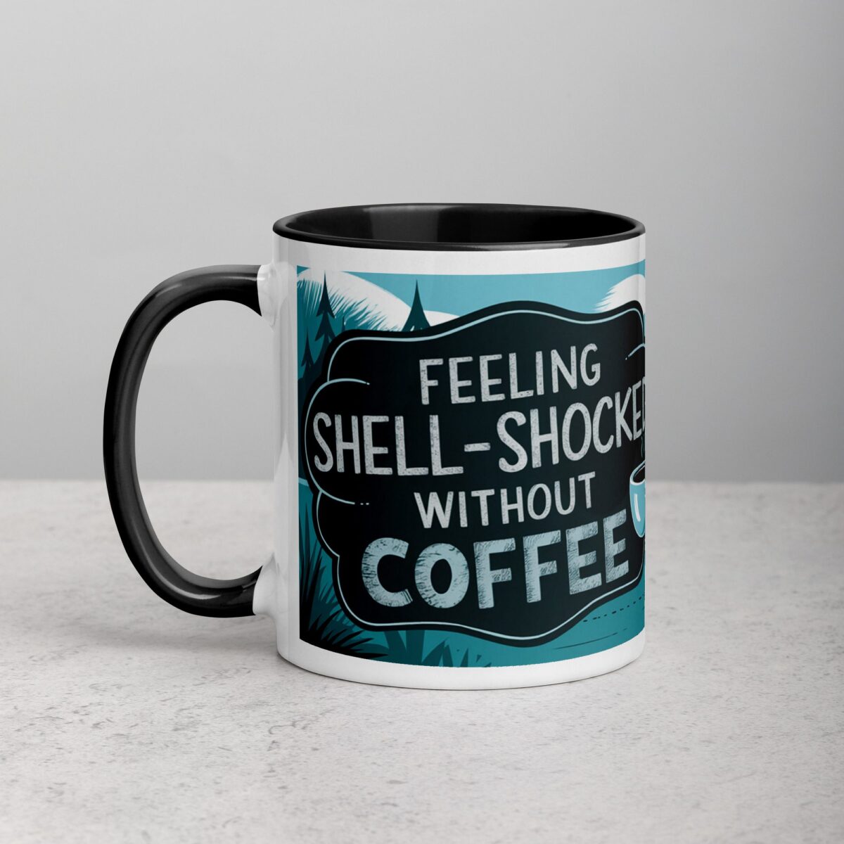 Feeling Shell-Shocked Without Coffee Snail Mug - Image 2