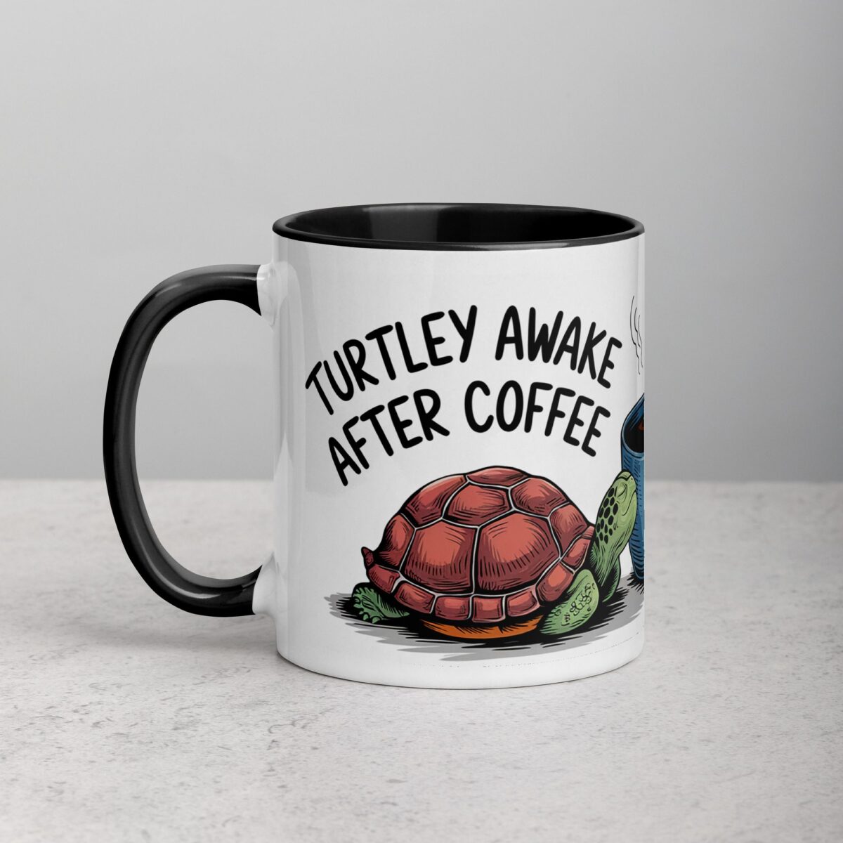 Turtley Awake After Coffee Mug - Image 2