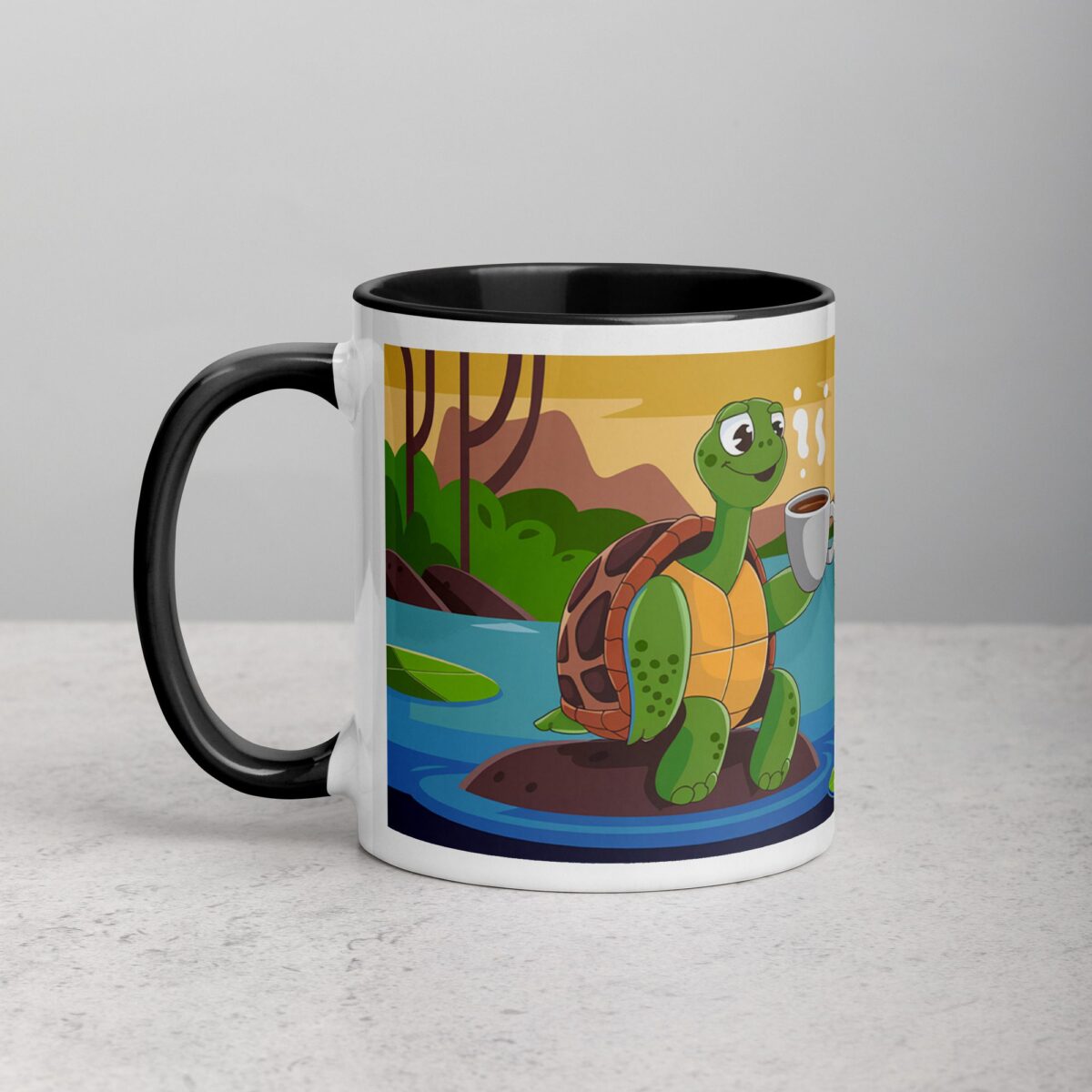 Espresso Yourself, Don’t Be Shellfish! Turtle Coffee Mug - Image 2