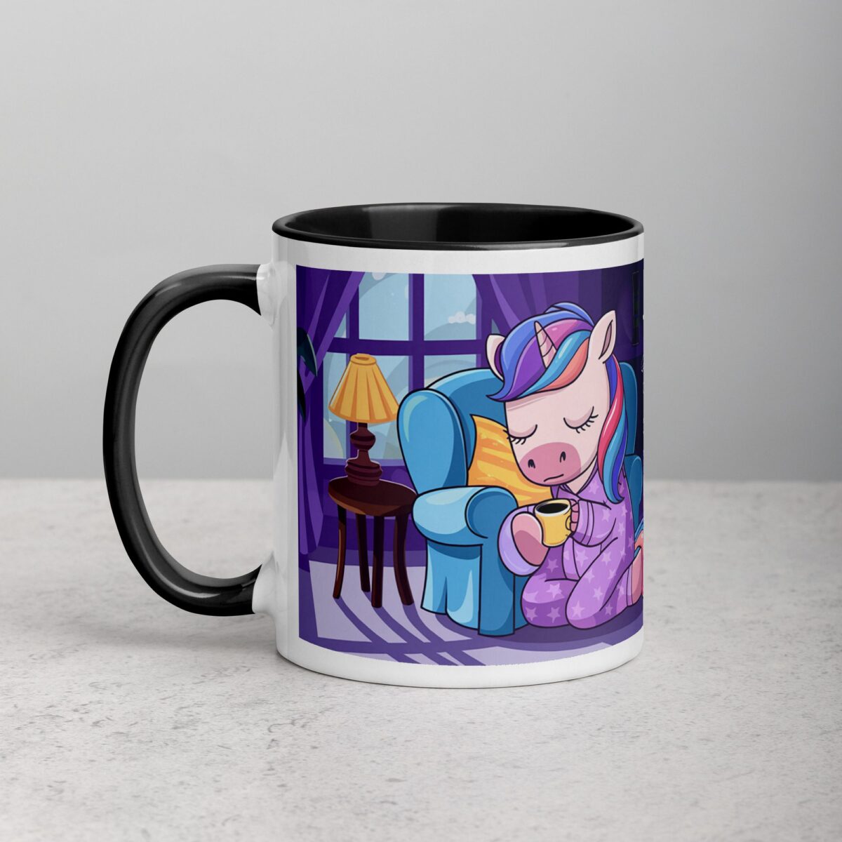 Too Magical for Mornings Without Coffee Unicorn Mug - Image 2