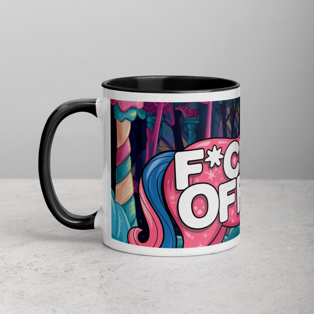 Middle Finger Unicorn Coffee Mug & Tea Cup - Image 2