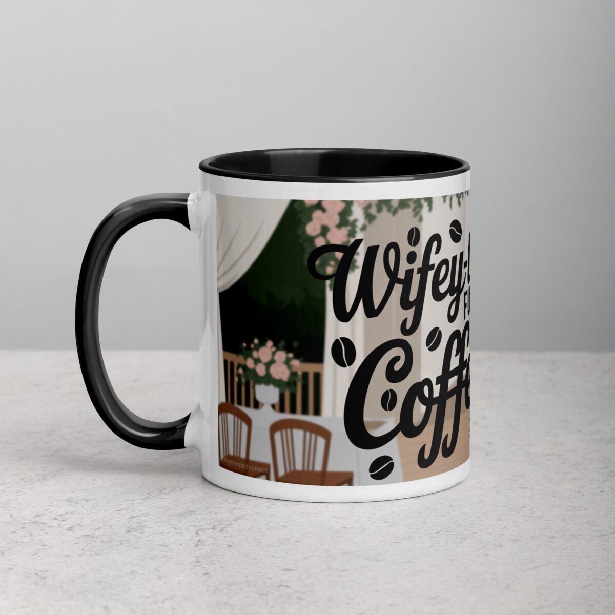 Wifey-to-Be, Fueled by Coffee Mug - Image 2