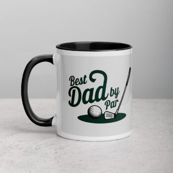 Best Dad By Par Golf Coffee Mug