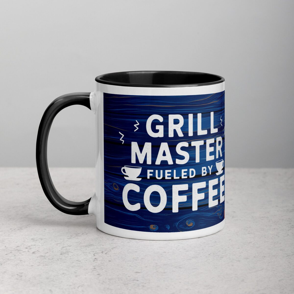 Grill Master Fueled by Coffee Dad Coffee Mug - Image 2