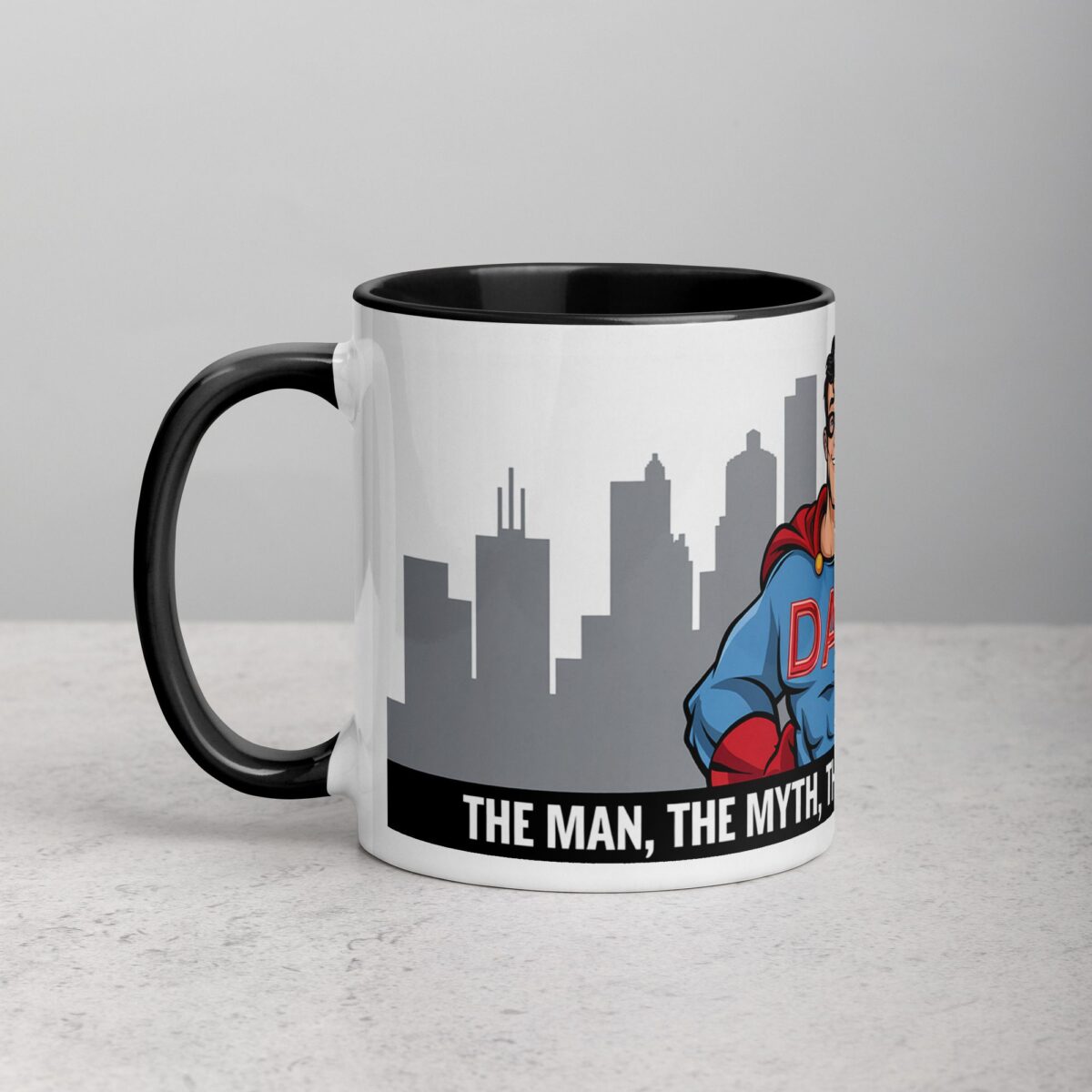 The Man, The Myth, The Legend... and His Coffee Dad Superhero Mug - Image 2