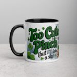 Too Cute to Pinch Leprechaun (But I’ll Take a Sip) Coffee Mug - Image 2