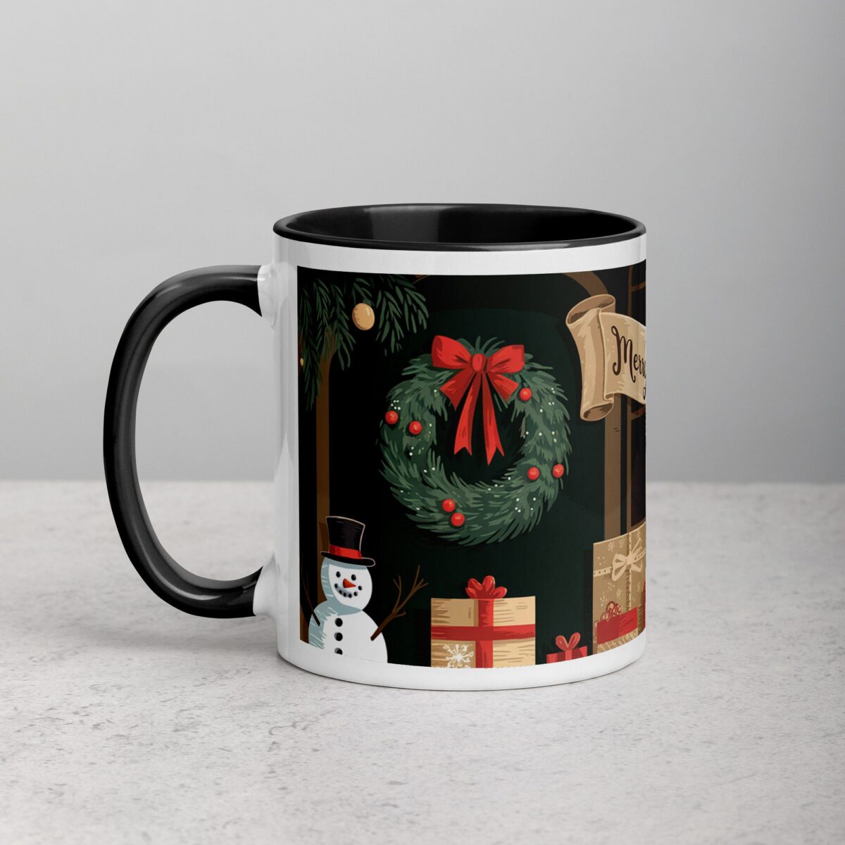 Merry Christmas Elegant Coffee Mug & Tea Cup - Image 2