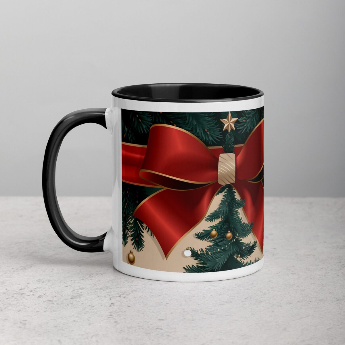 Merry Christmas Sophisticated Coffee Mug & Tea Cup - Image 3