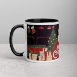 Merry Christmas Retro Coffee Mug & Tea Cup - Image 2