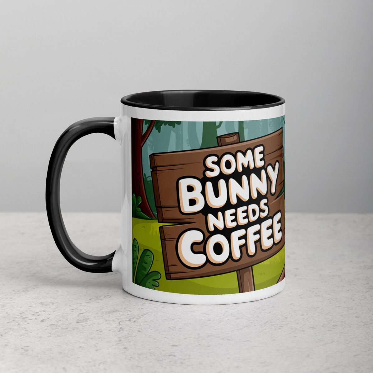 Some Bunny Needs Coffee Easter Mug - Image 2