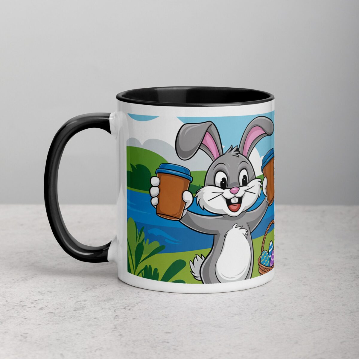 Egg-stra Caffeine for This Bunny Easter Coffee Mug - Image 2