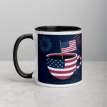 Caffeinated and Free 4th of July Coffee Mug - Image 2