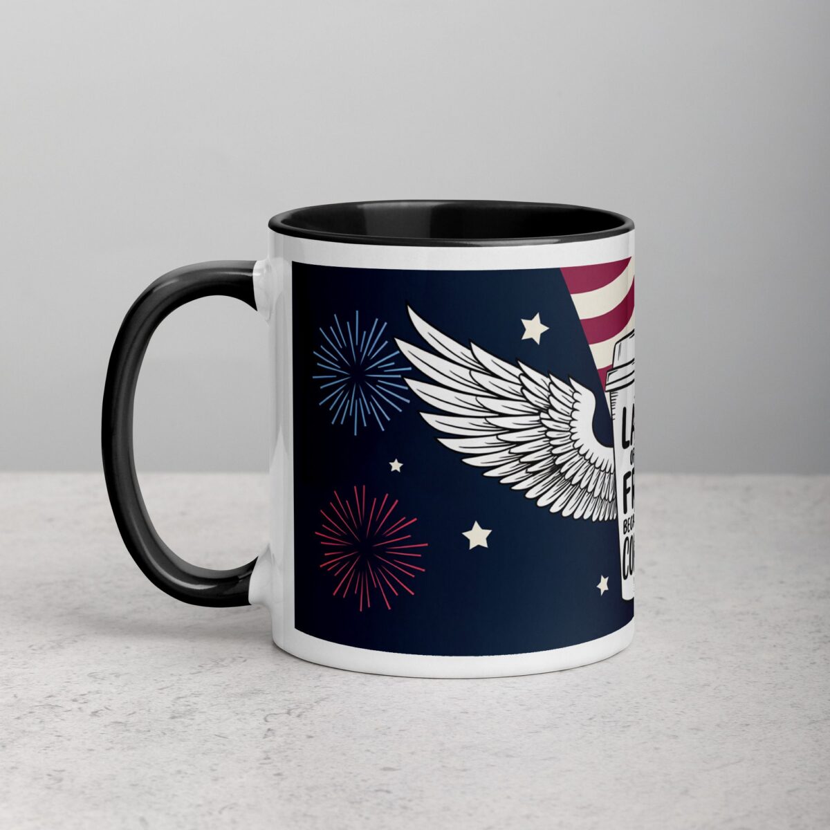Land of the Free, Because of Coffee Mug - Image 2