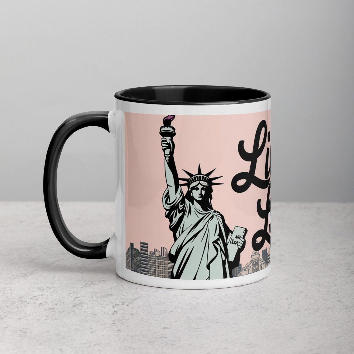 Liberty and Lattes 4th of July Coffee Mug - Image 2