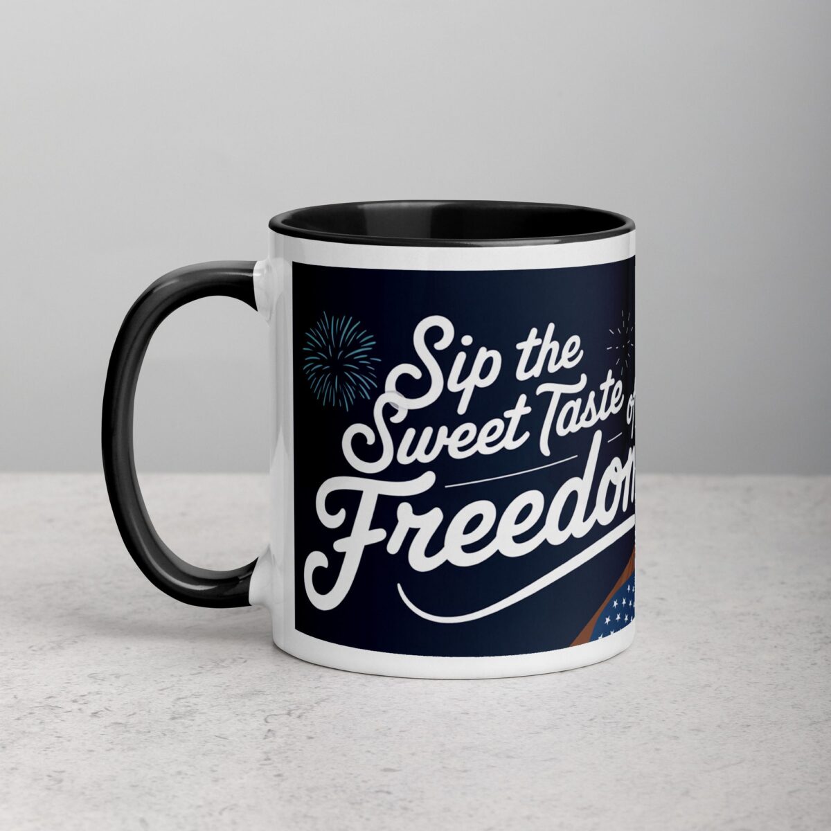 Sip the Sweet Taste of Freedom Coffee Mug - Image 2