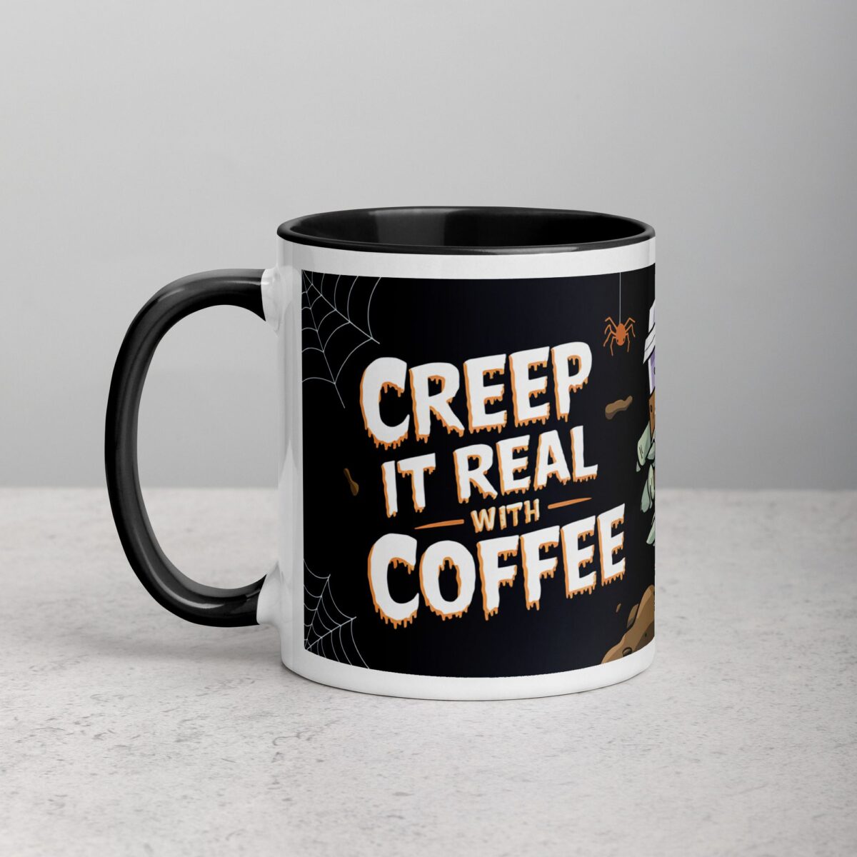 Creep It Real With Coffee Halloween Mug - Image 2