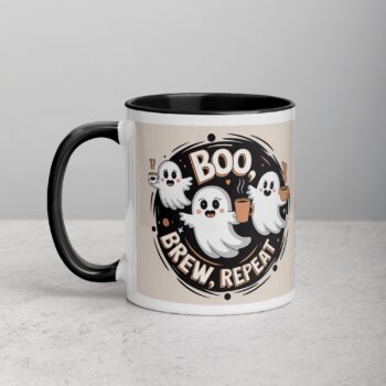 Boo, Brew, Repeat Halloween Coffee Mug